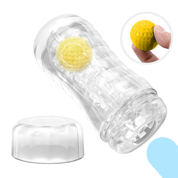 Мастурбатор - Pretty Love Vacuum Cup Masturbator Stellar Yellow 491 фото