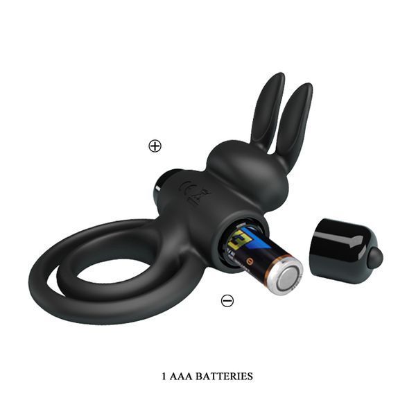 Ерекційне кільце - Pretty Love Vibrant Penis Ring III Black 100 фото