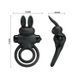 Ерекційне кільце - Pretty Love Vibrant Penis Ring III Black 100 фото 4