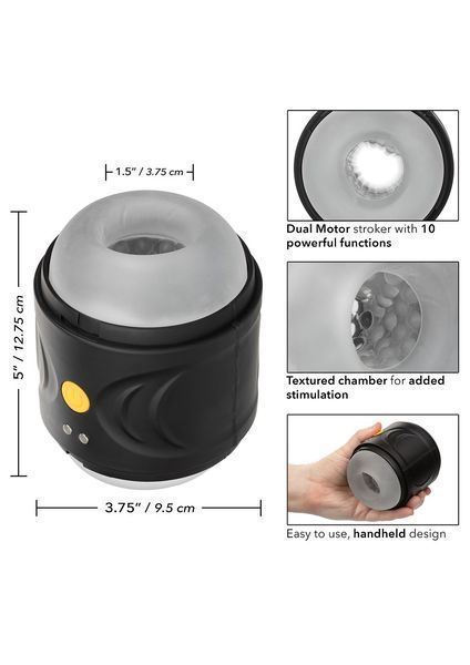 Мастурбатор з вібрацією Boundless Dual Motor Stroker 29 фото