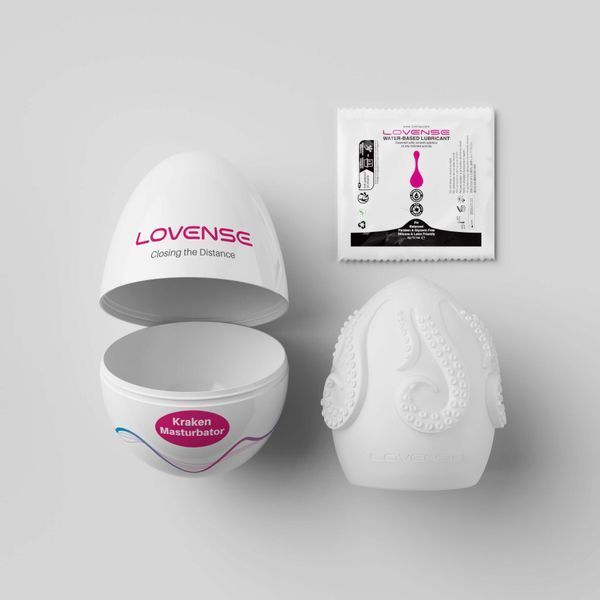 Мастурбатор-яйце Lovense Kraken masturbator egg box 432 фото