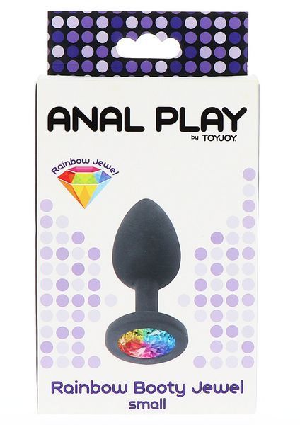 Анальна пробка Rainbow Booty Jewel Small Toy Joy 33 фото