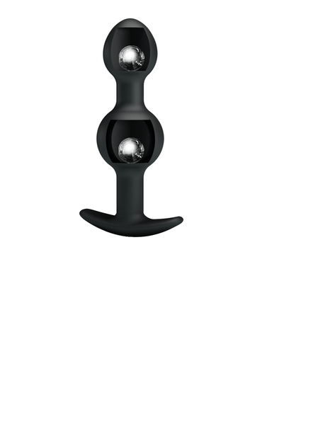 Анальна пробка - Pretty Love Special Anal Stimulation Anal Balls 4.05" Black 484 фото